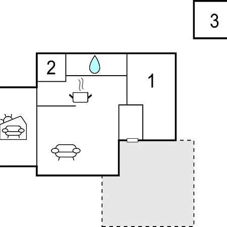 Three-bedroom Holiday In Hadsund * Nørre Hurup